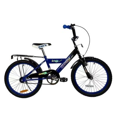 China 2022 New Design Kids Bike Price Luxury Cheap BMX Steel Frame With Rear Carrier Foot Brake Ride On Toy For Boy Children Bike for sale