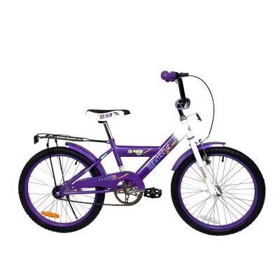 China 2022 New Design Kids Bike Price Luxury Cheap BMX Steel Frame With Rear Carrier Foot Brake Ride On Toy For Boy Children Bike for sale