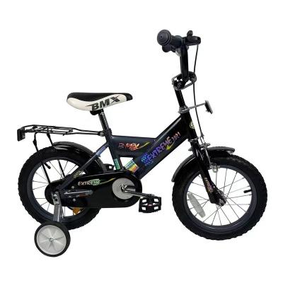 China Cheap Design 2022 New Design Kids Bike Luxury BMX Steel Frame With Rear Carrier Foot Brake Ride On Toy For Boy Children Bike for sale