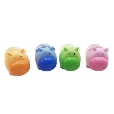 China Customized Two Hole Good Quality Two Hole Pencil Sharpener Plastic Funny Cow Sharpener Best for sale