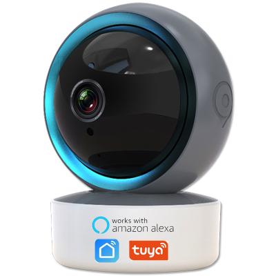 China 2022 Hot Sale NIGHT VISION tuya camera support Google Assistant Amazon Alexa wireless smart baby camera for sale