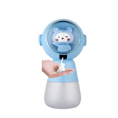 China 2022 Foam Soap Dispenser Touchless Foam Soap Dispenser For Kids Portable Refillable Cute Astronaut Cartoon Hand Sterilizer for sale