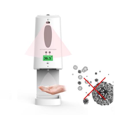 China Foam Soap Dispenser 2022 Best Touchless Liquid Hand Sanitizer Automatic Soap Dispenser With Thermometer for sale