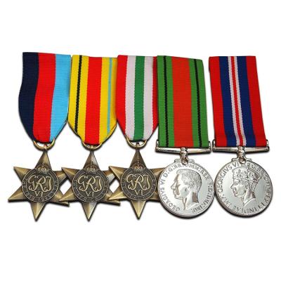 China Custom Religious Army Honor Cross Souvenir Metal Military Award Medal With Ribbon for sale