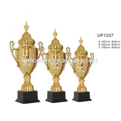 China Wholesale Custom Europe Gold Award Sports Champion Metal Trophy Cups for sale