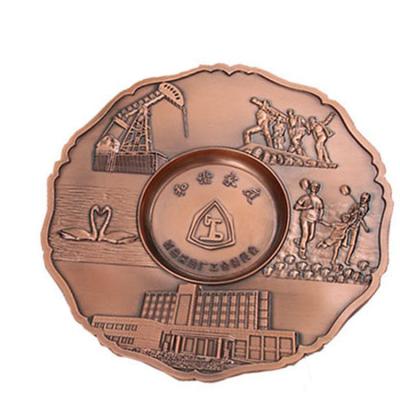 China Europe Antiquate Logo Metal Award Brass Embossed Plate, Souvenir Zinc Alloy Custom Plate for sale