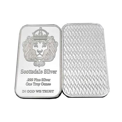 China Europe Custom 999 Fine Pure Silver Bullion 1 Ounce Coin for sale