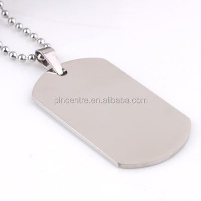 China Europe High Quality Empty Titanium Dog Tag Collar for sale