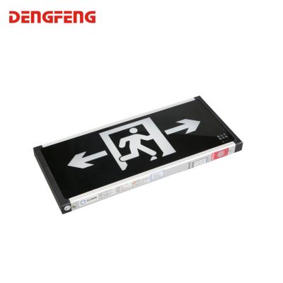 China Emergency Sigh Factory Supplier EMERGENCY EXIT Sign Evacuation Guidance Light Direct Fire for sale