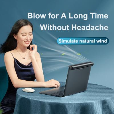 China No Hanging Bladeless Electric Silent Portable Hand Mini Cooling Fan Air Cooler USB Handheld Air Conditioner Cooler Small Screen Fan for sale