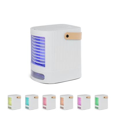 China No Water Cooling Fan Electric High Wind Humidifier Air Conditioner Fast Cooling With LED Light Air Cooler 7 Color Options for sale