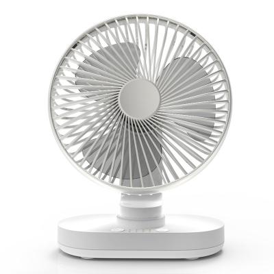 China No Portable Mini Fan DC 5V USB Charging Strong Wind Table Fan Silent Swing FanAir Silent Swinging Desktop Cooling Cooler for sale