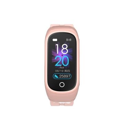 China Touch Screen zodvboz Smart Watch Women Wireless BT Headset 2 in 1 Wristband Smart Sports Wristband for IOS Android Smartwatch for sale