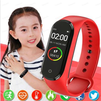 China Kids Smart Watch For Boys Girls BT Kids Not Sports M4 Wristband Kid Wristband Fitness Tracker Smartwatch Hodinky Hours for sale