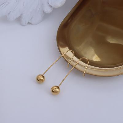 China 2021 Dimensional Pearl Earring Chunky Fashion Gold Plated Round Gold Marka's FASHIONABLE Women's Earrings Korean Statement Premium Design Small for sale