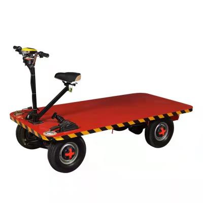 China Steel Loading Tools 4 WHEELS Electric Flat Cart 2tons for sale