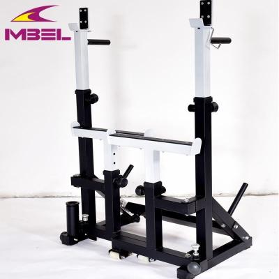 China GREY/BLACK Folded Power Fitness Rack Integrated Gym Trainer for Space-Saving Workouts for sale