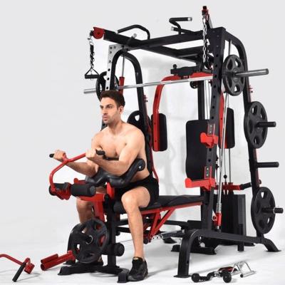 China Indoor Strength Training Multi-functional Trainer Power Cage Smith Machine Squat Rack for sale