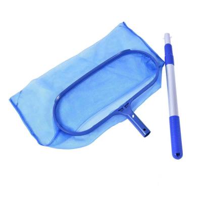 China pool and accessories leaf rake with telescopic pole WLR11 3X14