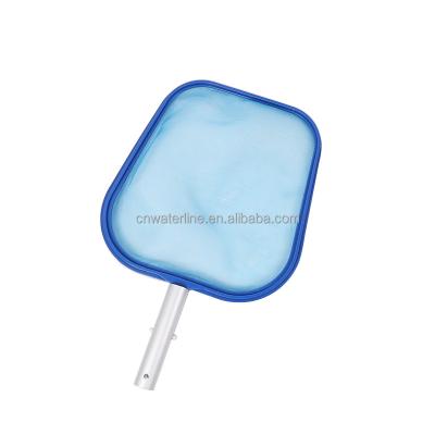 China Good Quality Swimming Pool Accessories Saving Leaf Skimmer Net With Aluminum Handle 45*29*4.5cm for sale