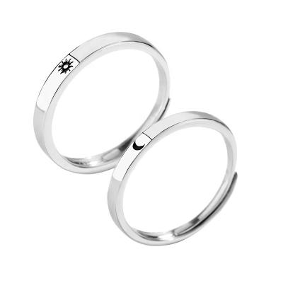 China CLASSIC Newly Designed Fashionable Silver Ring Band Classic Timeless Ring Wedding Couple S925 for sale