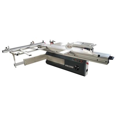 China Building Material Shops Good Quality HS3200 Sliding Table 3200mm Wood Cutting Machine /Panel Saw For Woodworking for sale