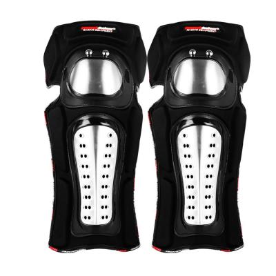 China Alloy Steel Sports Shell Outdoor Riding Thickened Protective Gear Motorcycle Safety Guard Elbow And Knee Pads For Motorbike K014 for sale