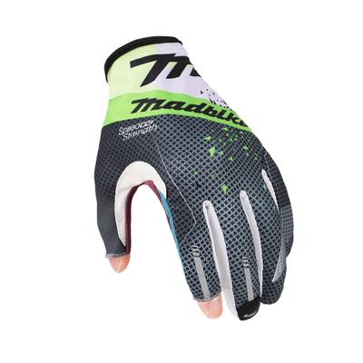 China Full Finger MADBIKE 2 Mountain Bike Gloves Unisex Breathable Finger Cut Glove SK-15 Non Slip Gloves for sale