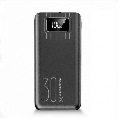 China 2021 New Large Capacity Digital Display 30000mAh Fast Charging Power Bank for sale