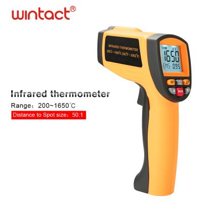 China Hot Selling Non-contact Smart Sensor Digital LCD Infrared Thermometer GM1650 for Industrial and Family for sale