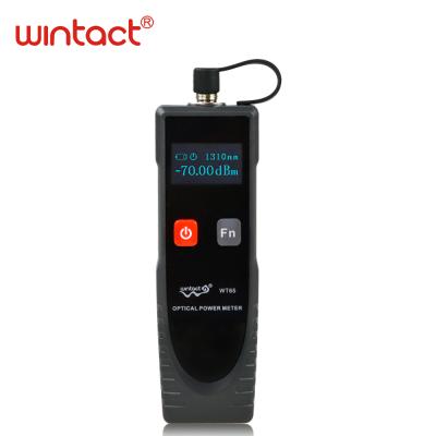 China -70dBm~+6dBm optical power meter with six optical wavelengths for WT65 selection for sale