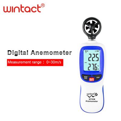 China WINTACT WT82B Digital Bluetooth Anemometer Thermometer Mini Wind Air Speed ​​Velocity Measuring Meter Windmeter Temperature Tester 22cm x 12cm x 5cm (8.66in x 4.72in x 1.97in) for sale