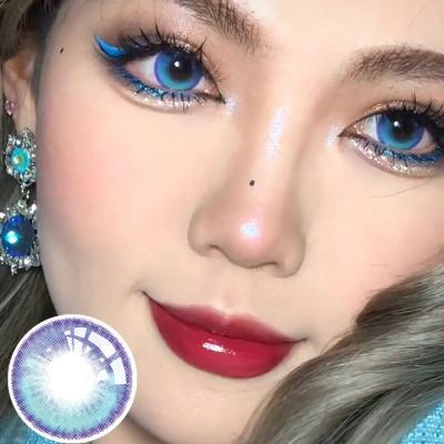 China New Arrival Color Contact Lens Cosmetic Eye Contact Lenses Cycle Cosmetic Eye Contacts Lens For Pink Color for sale