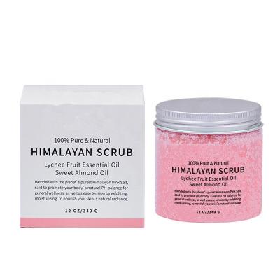 China Pure Himalayan Marine Exfoliating Salt Scrub Bath Moisturizing Deep Cleansing Body Exfoliator for sale