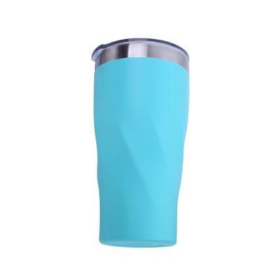 China Durable Popular Anti-sweat Wide-Mouth Double-Wall Stainless Steel Vacuum Insulated Car Mug for sale