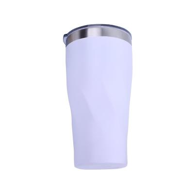 China Durable stainless steel wide-mouth double-layer vacuum insulation has excellent heat insulation car cup for sale