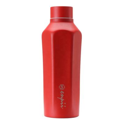 China PORTABLE Hot Selling Solid Color Hexagon Water Cup Bottle Vacuum Stainless Steel Wholesale Thermos Bottle for sale