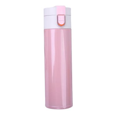 China Wholesale custom PORTABLE 400ml stainless steel thermos mug straight flask with temperature personalized water bottle for sale