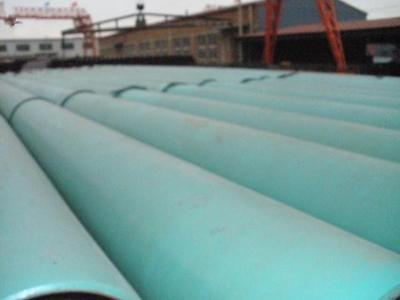 China Hot Rolled 10# 16Mn Double Epoxy Powder Coated Anti Corrosion Steel Pipe For Engineering Of Biological Pool for sale