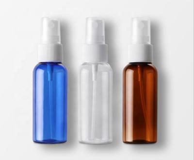 China Consumer Electronics Packaging Sanitizer Bottle 60ml PET Disinfectant Liquid Pump Spray Bottle 60ml 100ml 120ml In Stock for sale