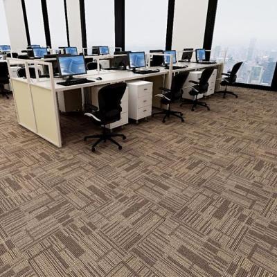 China Modern Commercial Tile 50*50 Carpet Covers Wholesales Office PP Carpet Tiles for sale