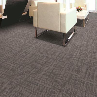 China Modern PP Fiber PVC Backing Commercial Office 60 * 60 Cm Carpet Tiles Flooring for sale