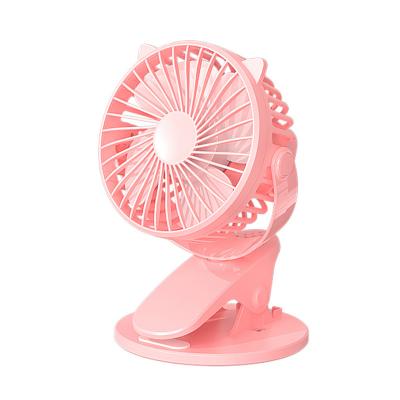 China 2021 New Arrivals Hotel Cheap Mini Rechargeable 5 Inch Usb Clip Table Fan Portable Desk With Power Bank for sale