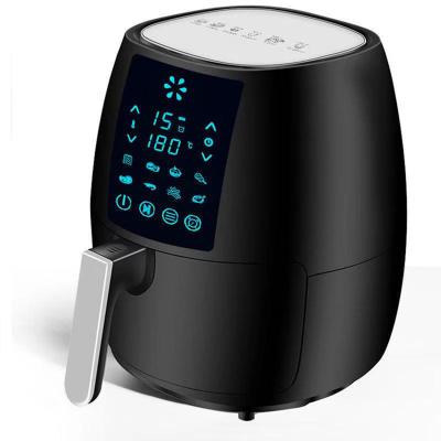 China Wholesale Hotel Smart Digital Air Fryer 220V 5.0L Pro Electric Non-stick Healthy Oil Free Cooking Air Fryer for sale