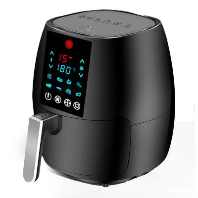 China 220V Commercial 4.5 Liter Hot Electric Deep Fryers Commercial Digital Air Fryer Oven No Oil Cooker AirFryer for sale