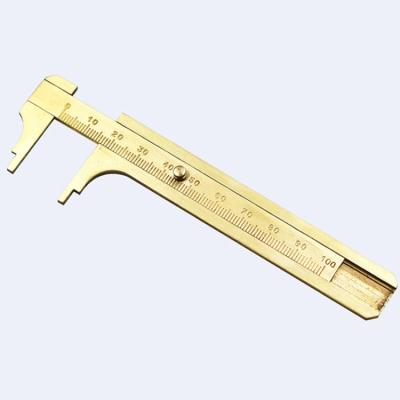 China 100mm Solid Brass Vernier Caliper Jewelry Slide Measuring Bead for sale