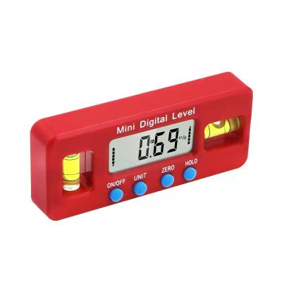 China Vertical & horizontal bubble 100mm Mini Digital Level strong magnetic for sale