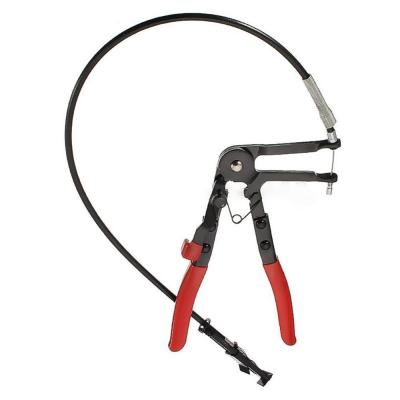 China Car Repair Solvent Tool Reach Ratchet Action Pipe Clip Clamp Pliers Long for sale