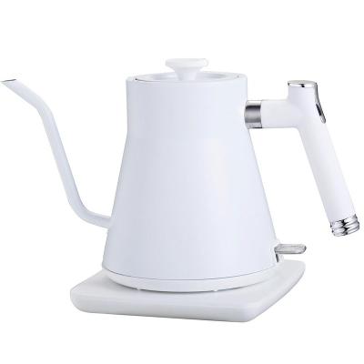 China Automatic Electric Thermo Pot Spout Stainless Steel Thermo Kettle Coffee 360 ​​Degree Rotate Long Kettle Bottom Pour Over Kettle for sale