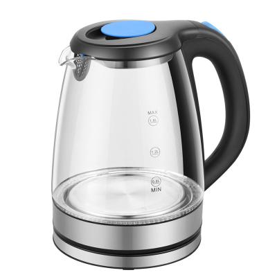 China 360 Degree Rotation Base Factory Customized 360 Degree Rotation Base Kettle Electric Coocking Tabletop Glass Kettle for sale